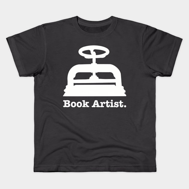 Book Artist Kids T-Shirt by SeveralDavids